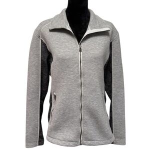 KUHL Projekt Kestrel Jacket Soft Shell Women's size XL Two Tone Gray Zip Jacket.